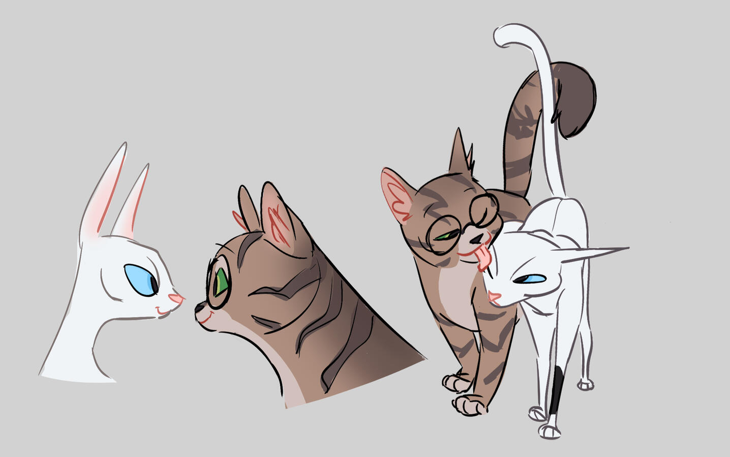 Harry Potter and Draco as Cats Fanart